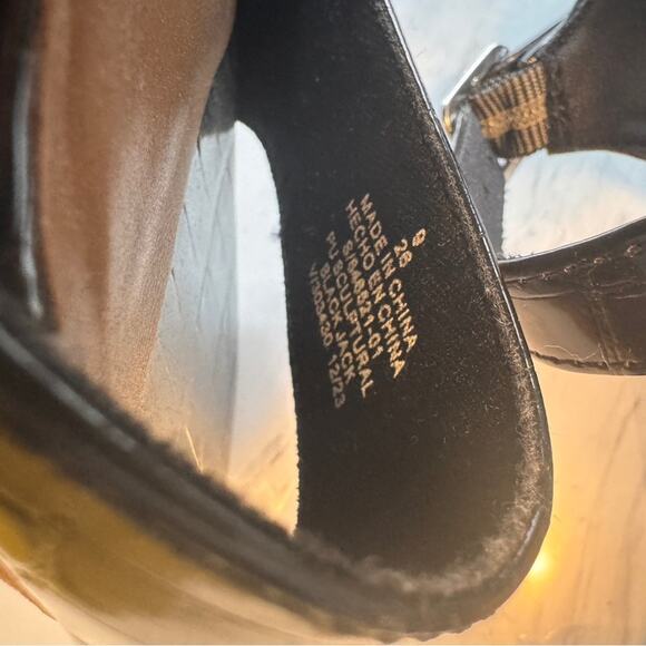 Old Navy Black Jack Heel Ankle Strap Sandals Sz 9 NWT - Picture 3 of 7